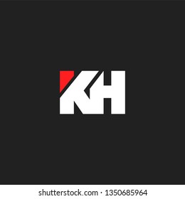 K & H letters Joint logo icon vector template for corporate logo and business card.
