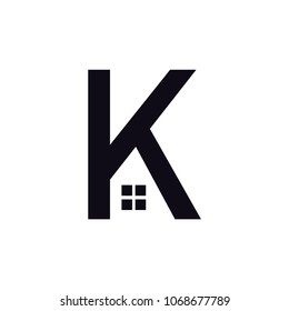 K Home Logo Vector Stock Vector (Royalty Free) 1068677789 | Shutterstock