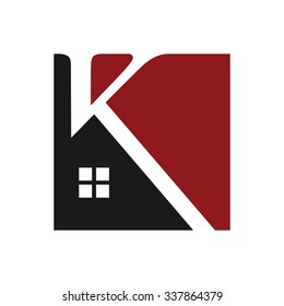 k home logo vector.