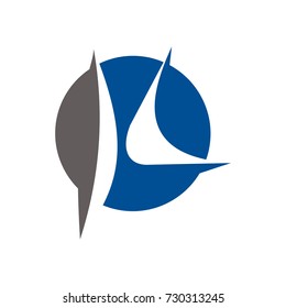 K initial letter logo design template vector