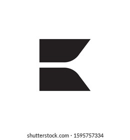 K initial letter logo template vector icon design