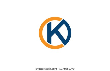 K initial logo, K media, k business