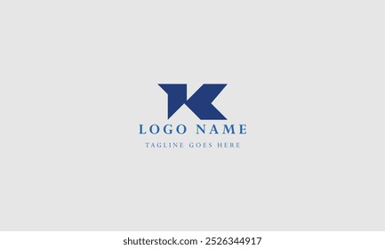 K conceito inicial do logotipo do monograma