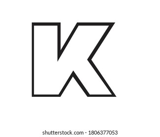 K initials and monogram logo designs and letters