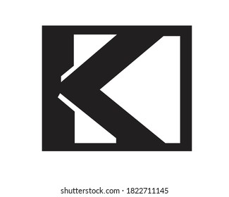 k initials and monogram logo designs