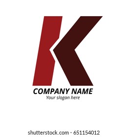 k italic logo contruction