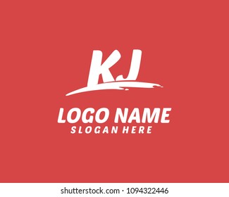 K J Initial logo