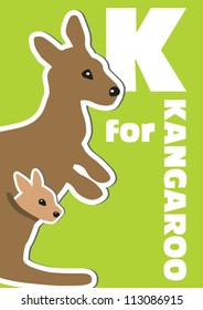 K for the Kangaroo, an animal alphabet for the kids