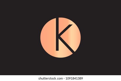 K KK Letter Initial Logo Design Template