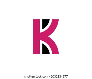 K-Logo-Design, Vektorvorlage