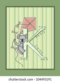 K is for koala and kite