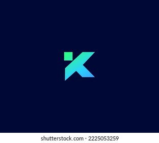 K, KT, TK, IKT, ITK, KIT, KTI, TKI, TIK Letter Logo Vector Template Abstract Monogram Symbol. Usable for Business sport, technology, fashion, digital And future creative logo