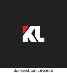 K & L letters Joint logo icon vector template for corporate logo and business card.