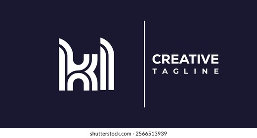 K and L logo design. KL abstract Letters Logo Monogram. This logo design is the process of creating a visual symbol that represents a brand, company, or individual.