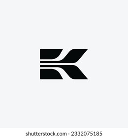 Logo de K latter King e icono de la hoja