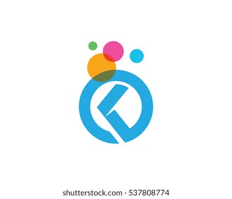 K Letter Arrow Logo Template