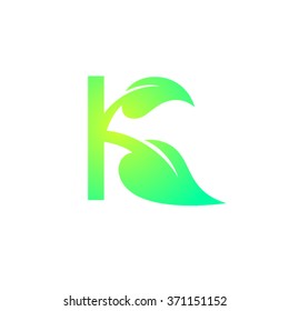 K Letter business logo design template