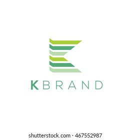 K letter business vector logo template