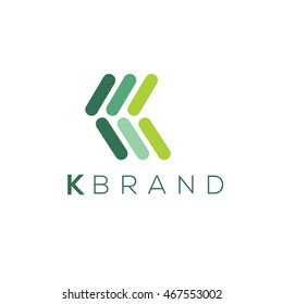 K letter business vector logo template