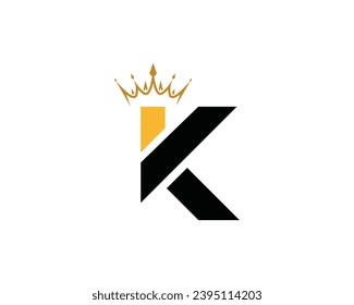 Elemento de diseño de logotipo creativo de letra K