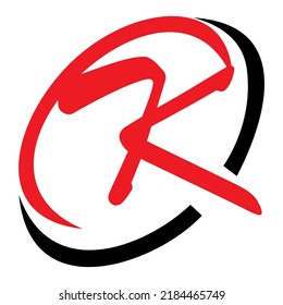 K Letra Design Vector Smart