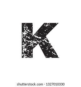 K letter or font symbol icon simple vector sign and modern symbol. 
vector icon illustration, editable stroke element isolated on white background.
symbol icon in flat grunge design style.eps.10