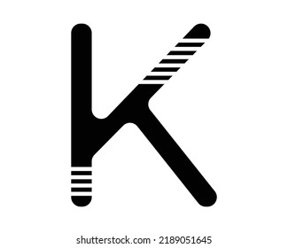 Design-Vorlage für das K-Zeichen-Symbol