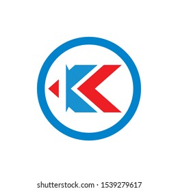 k letter icon logo vector illustration design 