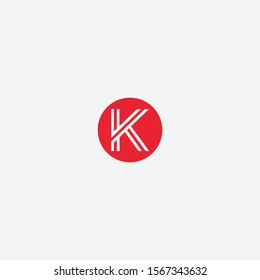 K letter icon logo vector free download
