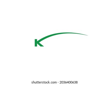 Letra K diseño creativo inicial diseño de logotipo moderno icono vectorial