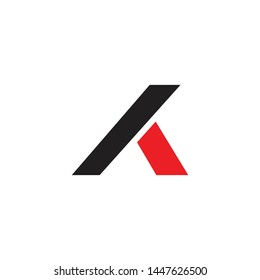 K letter initial logo design