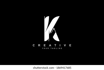 K Letter Interesting Logo Vector Unique Stock Vector (Royalty Free ...