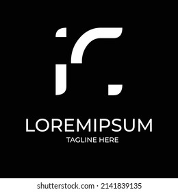 Logotipo K Letter Linked Luxury Premium