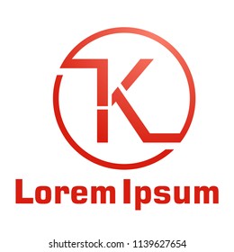 k letter logo.