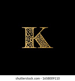 K-Logo auf schwarzem Hintergrund 