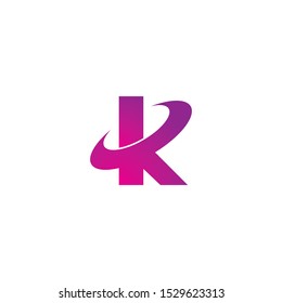 K Letter logo business template vector icon