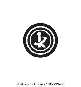 K Letter logo business template vector icon