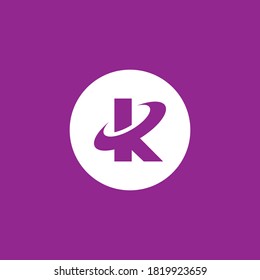 K Letter logo business template vector icon