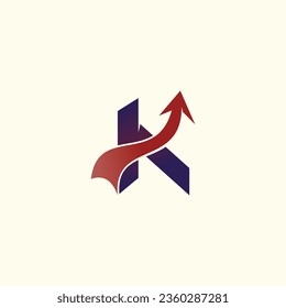 K letter logo business template vector icon