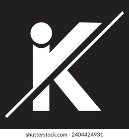 K Letter Logo concept. Abstract Initial Letter K Logo. K Letter Logo concept.