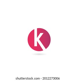 K letter logo concept company logo template vector