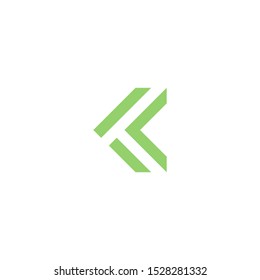 K Letter Logo concept. Creative Minimal emblem design template. Universal elegant icon. Premium business finance logotype. Graphic Alphabet Symbol for Corporate Business Identity. Vector element