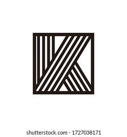 Concepto de logotipo de letra K. Plantilla de diseño de emblema mínimo creativo. Icono universal elegante. Logotipo de financiación de empresas premium. Símbolo gráfico de alfabeto para identidad empresarial. Elemento vector