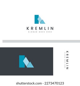 K Letter Logo concept. Creative Minimal emblem design template. Universal elegant icon. Premium business finance logotype. Graphic Alphabet Symbol for Corporate Business Identity. Vector