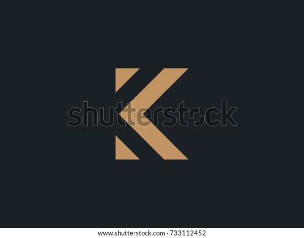 K Letter Logo concept. Creative Minimal emblem\
design template. Universal elegant icon. Premium business finance\
logotype. Graphic Alphabet Symbol for Corporate Business Identity.\
Vector element