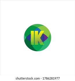 Diseño de logotipo de letra K