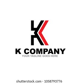 K letter logo design