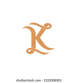 K letter logo design