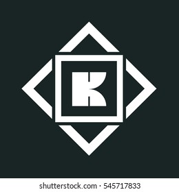 K letter logo design