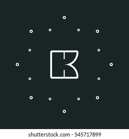 K letter logo design
